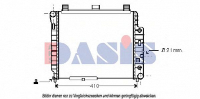 AKS DASIS 121010n -  Радиатор, охлаждение двигателя